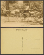 Delcampe - Barbados B.W.I Old Postcard Negro Hut House Native Donkey Cart Driver Little Boy - Barbados (Barbuda)