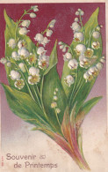 Delcampe - MUGUET      SOUVENIR  DE PRINTEMPS    CARTE   GAUFREE - Blumen