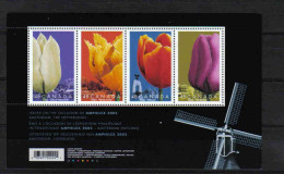 Delcampe - Canada 2002 Tulips  Y.T. BF 63 ** - Blocks & Kleinbögen