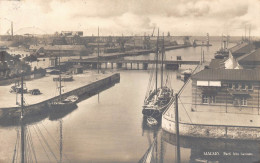 Delcampe - L067 Sweden 1931 Malmo Harbor View Vintage Postcard - Schweden