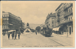 Delcampe - 15371 26 - VALENCE - Place D E La République - - Train - - Valence
