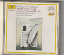 Delcampe - Cd MOZART Symphonien 38 39 Berliner Philharmoniker KARAJAN Etat: TTB Port - Klassik