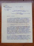 Delcampe - 2 Lettres Dactylographiées Du Comité Central De La Croix-Rouge Française Août/septembre 1915 - 1914-18