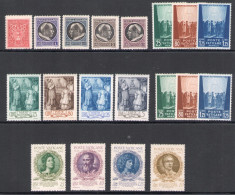 Delcampe - 1940-44 Vaticano, Francobolli Nuovi, Annate Complete, 19 Valori, MNH** - Années Complètes