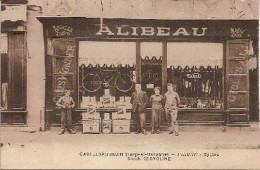 Delcampe - [82] Tarn Et Garonne > Castelsarrasin Magasin Alibeau Cycles Reproduction Photo - Castelsarrasin