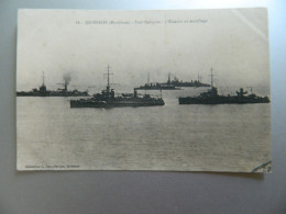 Delcampe - QUIBERON              PORT HALIGUEN           L'ESCADRE AU MOUILLAGE - Quiberon