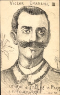 Delcampe - Artiste CPA Vittorio Emanuele III., Roi Viktor Emanuel III. Von Italien - Königshäuser