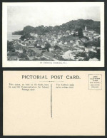 Delcampe - Grenada ST. GEORGES, Panorama Church Tower & Houes W.I. West Indies Old Postcard - Grenada