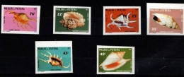 Delcampe - WALLIS & FUTUNA  - 1984  - MARINE LIFE - VITA MARINA - SHELLS - 6 V. -  MNH - IMP. - - Coquillages