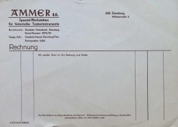 Delcampe - Spezialwerkstatt Für Tasteninstrumente In Eisenberg I. Thür., Ammer , Altes Dokument , Reklame , Klavier , Piano , Orgel - Documents Historiques