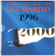 Delcampe - 1996 Repubblica Di San Marino, Monete Divisionali, Serie Completa FDC - Saint-Marin