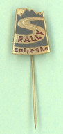 Delcampe - Rally Sutjeska Montenegro, Car Auto Automotive, Vintage Pin Badge Abzeichen, Enamel - Rallye