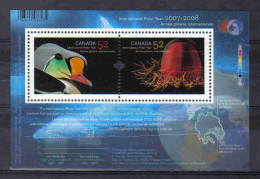 Delcampe - Canada 2007 Int. Polar Year  Y.T. BF 91 ** - Blocks & Kleinbögen