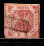 Delcampe - NAPOLI - 1858 - STEMMA DELLE DUE SICILIE - 2 GRANA - I TAVOLA - ROSA CHIARO - USATO - Naples