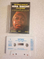 Delcampe - K7 Audio : The Great Show Of Nina Simone (Live In Paris) - Cassettes Audio