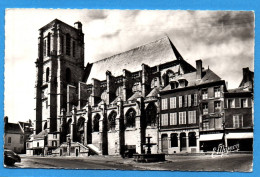 Delcampe - (RECTO / VERSO) SEZANNE EN 1958 - N° 5291- L' EGLISE SAINT DENIS - FORMAT CPA - Sezanne