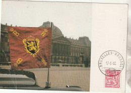 Delcampe - Belgique Carte Maximum 1982 Yvert 2052 Fanion Royal - 1981-1990
