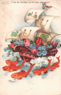 Delcampe - 5224/ Hannes Petersen, C'est Du Bonheur Qu'ils Vous Apportent, Vissen Trekken Een Boot - Petersen, Hannes