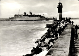 Delcampe - CPA Sassnitz Auf Rügen, Eisenbahnfähre MS Sassnitz Am Molenkopf, Leuchtturm - Autres & Non Classés