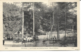 Delcampe - 88 - Epinal - Le Parc Au Restaurat Beau-Désir - Epinal