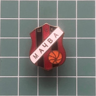 Delcampe - ZN013721 - Badge Pin Football Soccer Yugoslavia Serbia Sabacki Sportski Klub Macva - Calcio