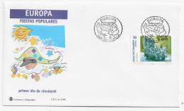 Delcampe - 3923  FDC  Andorra La Vella ,1998,Europa, Fiestas Populares - Briefe U. Dokumente