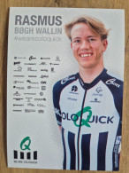 Delcampe - Card Rasmus Bogh Wallin - Team ColoQuick - 2018 - Cycling - Cyclisme - Ciclismo - Wielrennen - Cyclisme