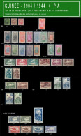 Delcampe - Guinée Française - 1904/1944 - Lot De 40 Timbres Dont 7 PA - Neufs