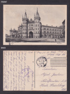 Delcampe - Aachen Germany Military Barracks Kaserne Castle Style 1916 WWI Feldpost Postcard - Aachen