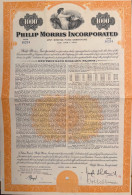Delcampe - Rarete: 1.000 USD Philip Morris Incorporated Sinking Fund Bond  4 7/8 % + Avec Coupons - Autres & Non Classés