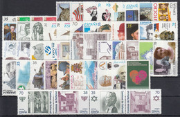 Delcampe - ESPAÑA 1998 Nº 3525/3613 AÑO COMPLETO NUEVO, MNH **, SIN 3544/3545 Y 3544C , 50 SELLOS,2 HB,2 MP,1 BLOQUE - Années Complètes