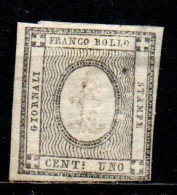 Delcampe - PROVINCE NAPOLETANE - 1861 - CIFRA 1 IMPRESSA A SECCO - FRANCOBOLLO PER STAMPE E GIORNALI - Sardaigne