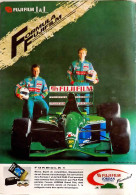 Delcampe - Publicité Papier  VOITURE F1 JORDAN FUJI Décembre 1991 MAG 993 - Werbung