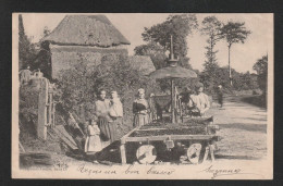 Delcampe - SAINT LO  Pressureurs à Hébécrévon Pressoir à Cidre DOS SIMPLE (   Très Très Bon état  ) X 1018 - Saint Lo