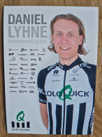 Delcampe - Card Daniel Lyhne - Team ColoQuick - 2018 - Cycling - Cyclisme - Ciclismo - Wielrennen - Cyclisme
