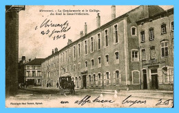 Delcampe - CPA - Mirecourt (88) - La Gendarmerie Et Le Collège - Au Fond La Sous-Préfecture - Mirecourt