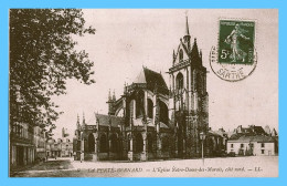 Delcampe - CPA - La Ferté-Bernard (72) - 9. L'Eglise Notre-Dame-des-Marais Côté Nord - La Ferte Bernard