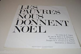 Delcampe - Vinyle 12 30cm LES PAUVRES NOUS DONNENT NOEL Ligier LA DISCOVISION - Non Classés