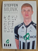 Delcampe - Card Steffen Munk - Team ColoQuick - 2018 - Cycling - Cyclisme - Ciclismo - Wielrennen - Radsport