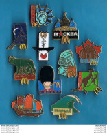Delcampe - 11 PIN'S //  ** McDONALD'S / SÉRIE DE 11 CAPITALES ** . (ARTHUS BERTRAND) - McDonald's