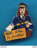 Delcampe - PIN'S //   ** LA POSTE / MON AMI LE POSTIER ** . (Arcane) - Mail Services