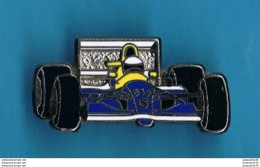 Delcampe - 1 PIN'S  //  ** WILLIAMS RENAULT / FW15C / ALAIN PROST / CANON ** . (Locomobile) - F1