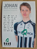 Delcampe - Card Johan Price-Pejtersen - Team ColoQuick - 2018 - Cycling - Cyclisme - Ciclismo - Wielrennen - Radsport