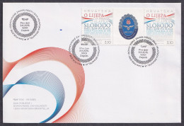 Delcampe - -+Croatia, 2015-08-03, Day Of Victory And Homeland Gratitude, Label FDC - Croatia