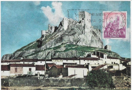 Delcampe - 3924   Máxima Madrid 1966, Castillo De  Almansa , Albacete - Maximumkarten