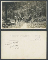 Delcampe - China 1927 Old Real Photo Postcard Native Coolies Chinese Woman On A Sedan Chair - China