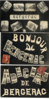 Delcampe - 24  BERGERAC   ADICIAS ET BONJOUR  -  LOT 3 CARTES ANCIENNES - Bergerac