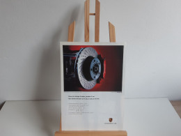 Delcampe - PUBLICITE " PORSCHE PIECES DE RECHANGE D'ORIGINE " MOBIL - Werbung