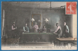 Delcampe - NOISY Le GRAND POINTE DE GOURNAY Restaurant Gravatte Animation Salle De Billard 1909 (  Très Très Bon état  ) Mi2315 - Noisy Le Grand