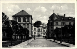 Delcampe - CPA Sonneberg In Thüringen, Industrie- Und Handelsschule, Straßenansicht - Sonstige & Ohne Zuordnung
